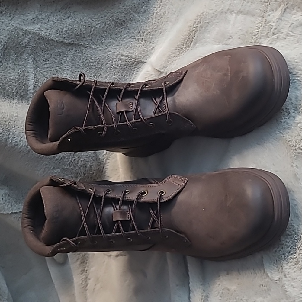 UGG Biltmore Leather Boots Mens Size 13 - Picture 12 of 13